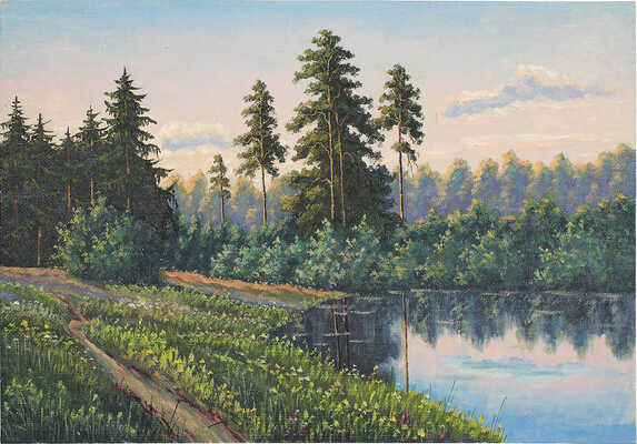 Дубовицкий Виктор Николаевич. Утро на озере